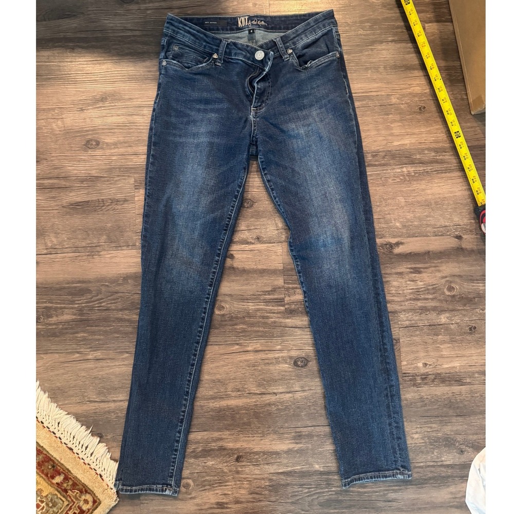 Kut from the Kloth Katy Boyfriend Jeans Dark Wash Slim Fit Size 4